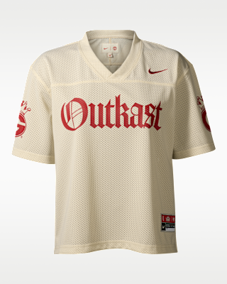Женские джерси Womens Cropped Football Jersey Nike x UGA x Outkast для футбола