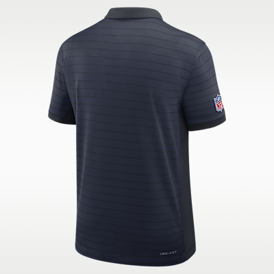 Chicago Bears Sideline Victory Stripe Men's Nike Dri-FIT NFL Polo