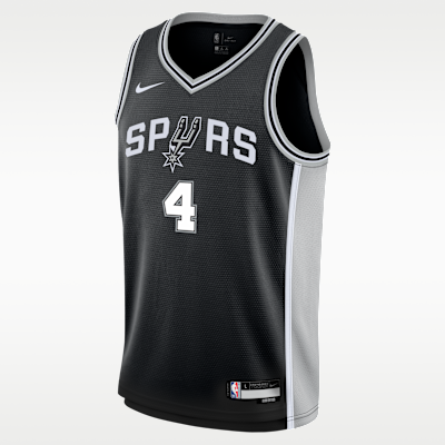 Jersey Swingman para niños talla grande de De'Aaron Foxde los San Antonio Spurs Icon Edition