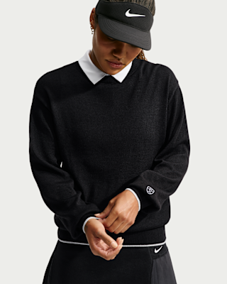 Женские Nike Tailored Performance Dri-FIT Loose Long-Sleeve Golf Sweater