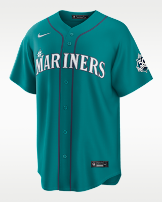 Мужские джерси Cal Raleigh Seattle Mariners Nike MLB Stadium Jersey