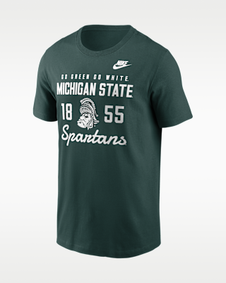 Мужская футболка Michigan State Legacy Stacked Est Nike College