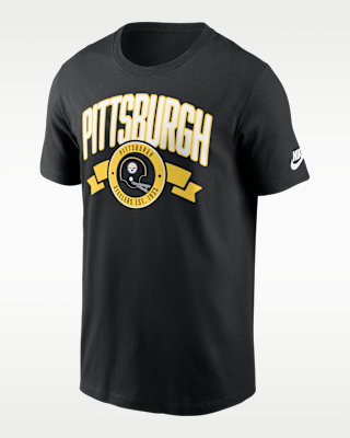 Мужская футболка Pittsburgh Steelers Rewind Front And Back Hit Essential Nike NFL