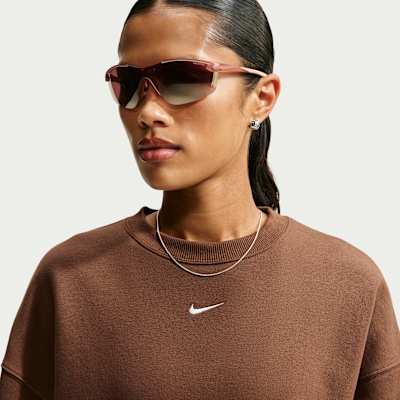 Nike Studio Fleece Orta Kalınlıkta Oversize Crew Kadın Sweatshirt'ü görsel 6