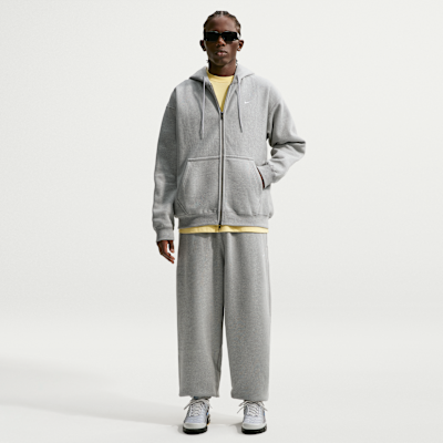 Nike Solo Swoosh Tam Boy Fermuarlı Fleece Erkek Kapüşonlu Üstü görsel 4