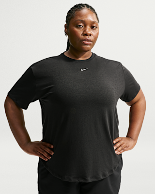 Женские шорты Nike One Relaxed Dri-FIT Short-Sleeve Top (Plus Size)