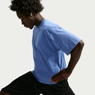 Nike N.A.C. Dri-FIT Kısa Kollu Erkek Antrenman Üstü görsel 3