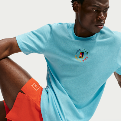 NikeCourt Dri-FIT Erkek Tenis Tişörtü görsel 3