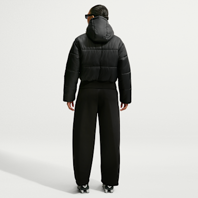 Nike Sportswear Classic Puffer Therma-FIT Bol Kapüşonlu Kadın Ceketi görsel 5
