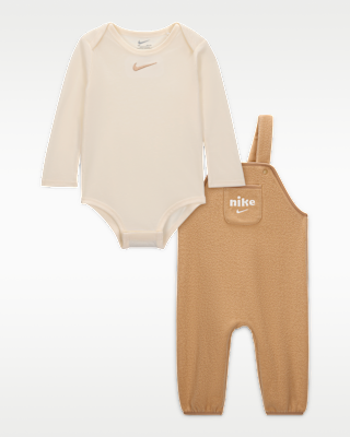 Детские  Nike Baby Plush Fleece Overalls 2-Piece Set