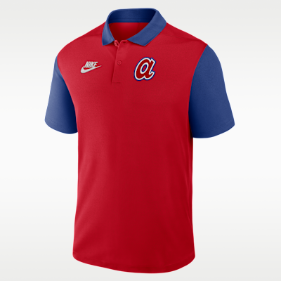 Atlanta Braves Cooperstown Victory Men's Nike Dri-FIT MLB Polo
