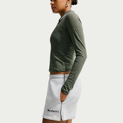 Nike Studio Fleece Orta Kalınlıkta Normal Belli Kadın Şortu görsel 3
