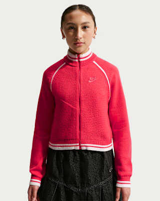 Детская куртка Nike Sportswear Collection Big Kids' (Girls') Sweater Track