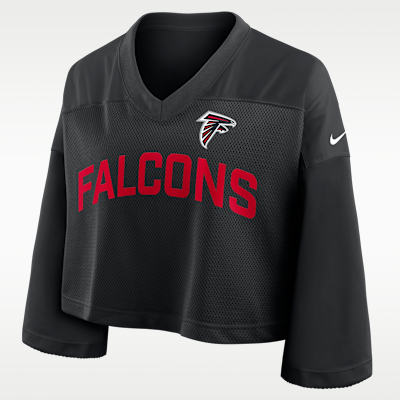Atlanta Falcons Wide Receiver Jersey Fashion Women's Nike Dri-FIT NFL Cropped Top