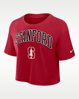 Женская футболка Stanford Athletic Prep Arch Nike Dri-FIT College Cropped