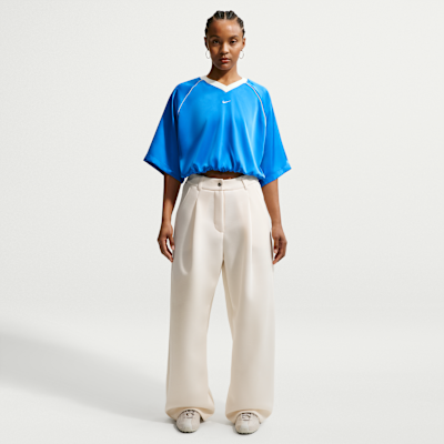 Nike Sportswear Oversize Saten Kadın Üstü görsel 4