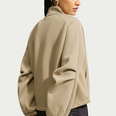 Nike Pregame Fleece Oversize Kadın Antrenman Ceketi görsel 2