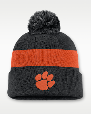 Женские Clemson Peak Nike College Cuffed Beanie