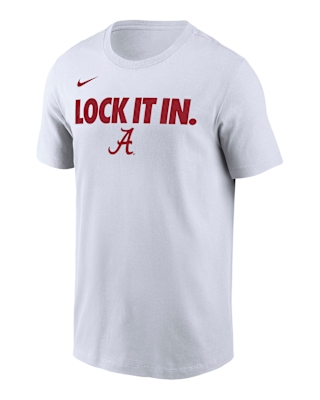 Мужская футболка Alabama 2026 On-Court Bench Nike Dri-FIT College