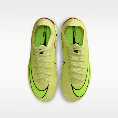 Tacos de fútbol para terreno firme de corte low para niños de preescolar y grandes Nike Jr. Mercurial Vapor 16 Pro