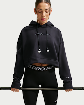 Женское худи Nike Pro Therma-FIT Fleece Hoodie