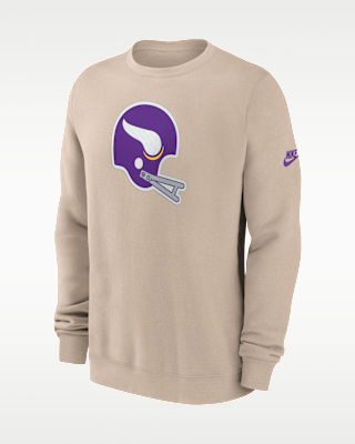 Мужские  Minnesota Vikings Rewind Club Nike NFL Pullover Crew