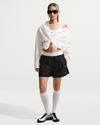 Женские шорты Nike Sportswear Chill Poplin Loose Mid-Rise Shorts