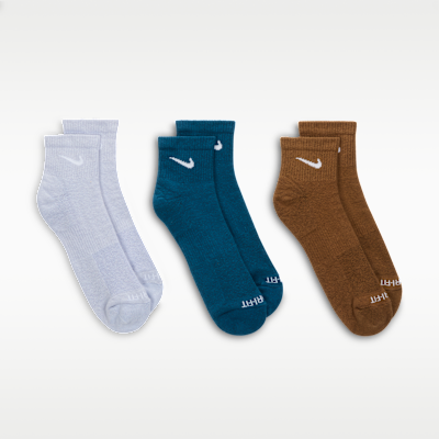 Nike Everyday Plus Cushioned Training Ankle Socks (3 Pairs)
