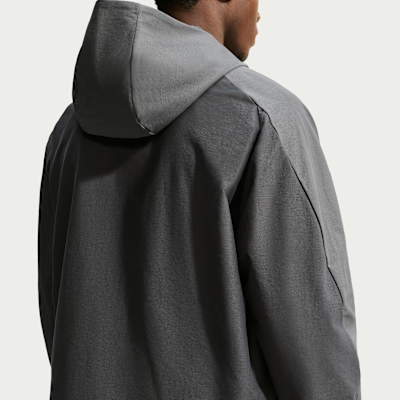 Nike Tech Shori Örgü Tam Boy Fermuarlı Windrunner Erkek Ceketi görsel 2