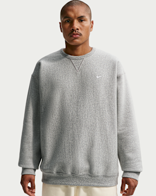 Мужские  Nike Solo Swoosh Fleece Crew