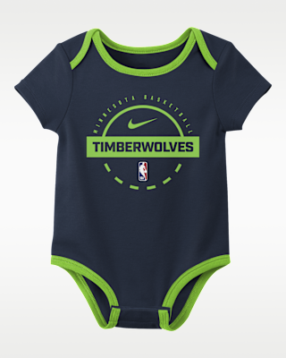 Детские  Nike "Minnesota Timberwolves" Baby NBA Bodysuit (2-Pack)