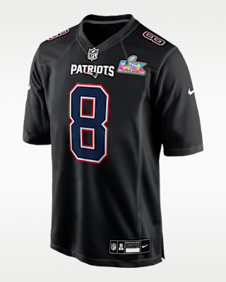 Мужские джерси Stefon Diggs New England Patriots Super Bowl LX Nike NFL Game Fashion Jersey