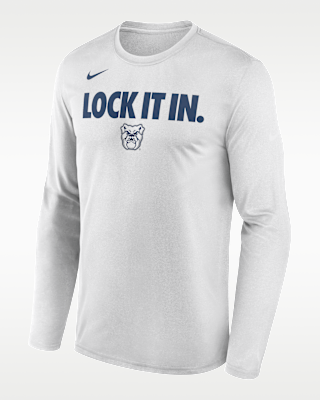 Мужская футболка Butler 2026 On-Court Bench Nike Dri-FIT College Long-Sleeve