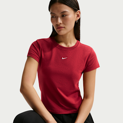 Nike Sportswear Chill Knit Kadın Tişörtü görsel 3