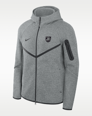 Мужское худи Army Black Knights Tech Nike Basketball Fleece Full-Zip Hoodie для баскетбола