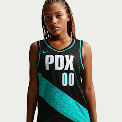 Scoot Henderson Portland Trail Blazers City Edition Men's Nike NBA Swingman Jersey