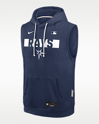 Мужское худи Tampa Bay Rays Authentic Collection Standard Issue Nike Dri-FIT MLB Sleeveless Pullover Hoodie