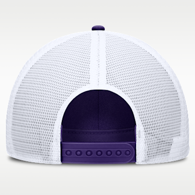 Gorra de rejilla universitaria Nike ajustable para hombre LSU On-Field Rise Engineered 