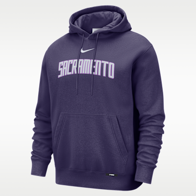 Sudadera con gorro sin cierre Nike Basketball Club para hombre Sacramento Kings City Edition