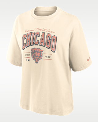 Женская футболка Chicago Bears Vintage Mod Boxy Nike NFL