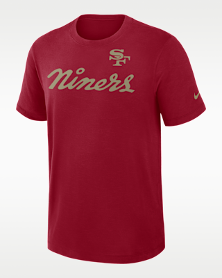 Мужская футболка San Francisco 49ers Rivalries Collection Slub Nike Dri-FIT NFL