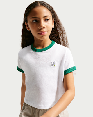 Детская футболка Nike Sportswear Big Kids' Cropped
