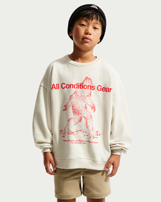 Детские Nike ACG Big Kids' Yeti Crewneck Fleece Top