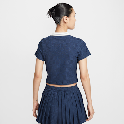 เสื้อเทนนิสโปโลเอวลอยผู้หญิงคอลเลกชัน Dri-FIT NikeCourt Court