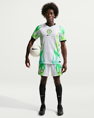 Мужские шорты Nigeria 2026 Stadium Away Nike Soccer Dri-FIT Replica Shorts