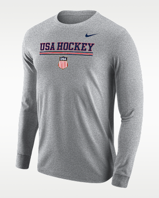 Мужская футболка Nike Fanwear Hockey Long-Sleeve