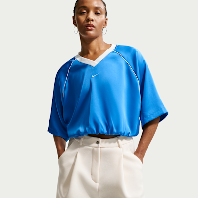 Nike Sportswear Oversize Saten Kadın Üstü görsel 3