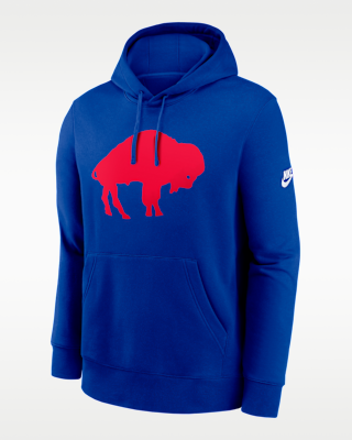 Мужское худи Buffalo Bills Club Logo Nike NFL Pullover Hoodie