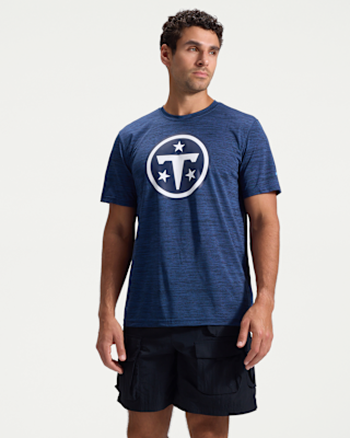 Мужская футболка Tennessee Titans Rivalries Collection Sideline Velocity Nike Dri-FIT NFL