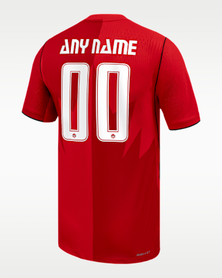 Мужские джерси Canada Match Home Nike Dri-FIT Soccer Authentic Custom Jersey By You